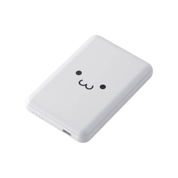 エレコム モバイルバッテリー 超コンパクト 5000mAh 3A USB Type-C×1 15W ...
