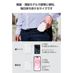 モバイルバッテリー 超コンパクト 10000m...の詳細画像3