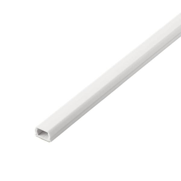 エレコム 壁用モール フラットモール 長さ1m 幅16mm ケーブルカバー 配線カバー 1mテープ付...