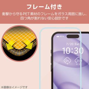 エレコム iPhone16 用 ガラスフィルム...の詳細画像5