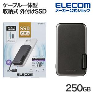 ELECOM ESD-EPA500GSV 外付けSSD 500GB SSD 外付け 500GB USB3.2(Gen2) USBメモリ型 シルバー ESD