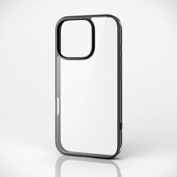 エレコム エレコム iPhone 16 Pro 用 ハイブリッドケース ケース カバー 背面クリア ...