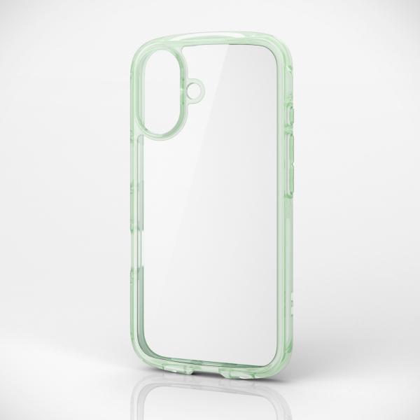 エレコム iPhone 16 用 TOUGH SLIM LITE ハイブリッドケース カバー 背面ク...