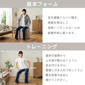 エレコム エクリアスポーツ バランスボール 四...の詳細画像5