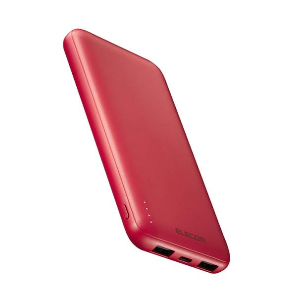 エレコム モバイルバッテリー 薄型コンパクト 10000mAh 15W USB-C×1 USB-A×...