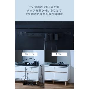 エレコム 電源タップ VESA取付タップ 8個...の詳細画像4