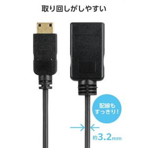 エレコム HDMI 変換ケーブル スーパースリ...の詳細画像5
