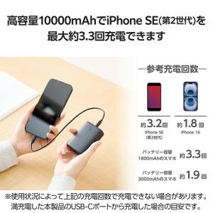 エレコム モバイルバッテリー 30W 1000...の詳細画像4
