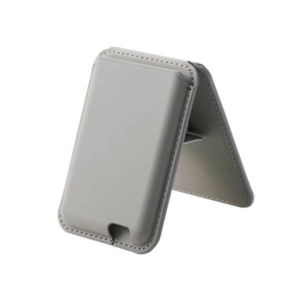エレコム MAGKEEP カード ウォレット スタンド 磁気防止シート付 MagSafe で簡単に着...