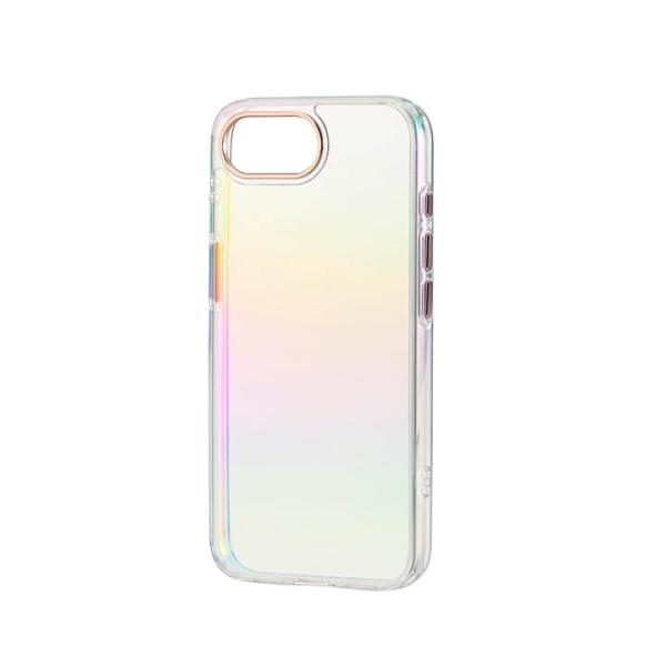 エレコム iPhone 16e 用 ＆me ハイブリッドケース オーロラ iPhone16e ハイブ...