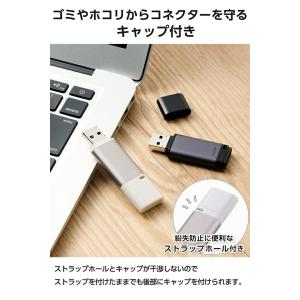 エレコム USBメモリ キャップ式 USB 5...の詳細画像3