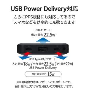 エレコム モバイルバッテリー 残量表示機能付き...の詳細画像5