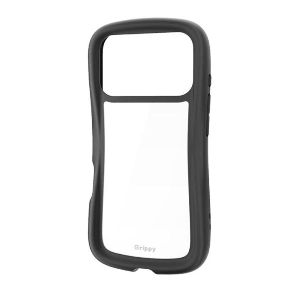 エレコム iPhone 17 Pro 用 Grippy ハイブリッドケース フレームカラー メタルス...