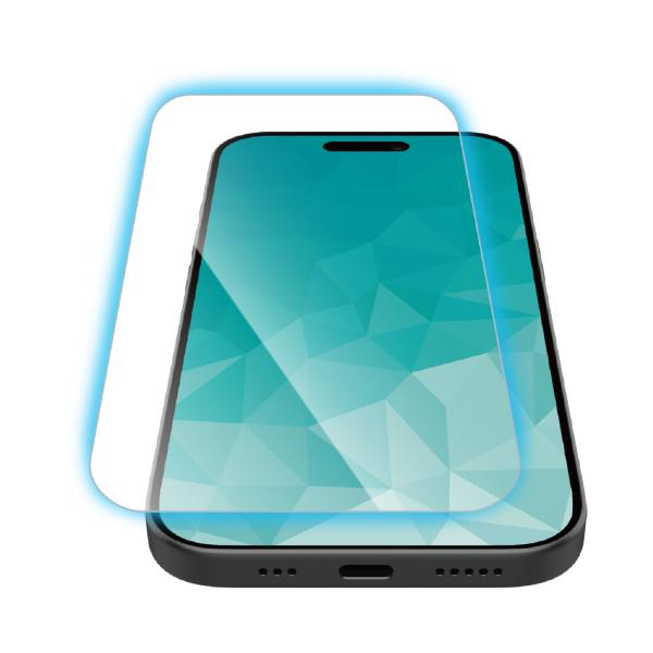 iPhone 17 Pro 用 ガラスフィルム 高透明 ブルーライトカット 三次強化 iPhone ...