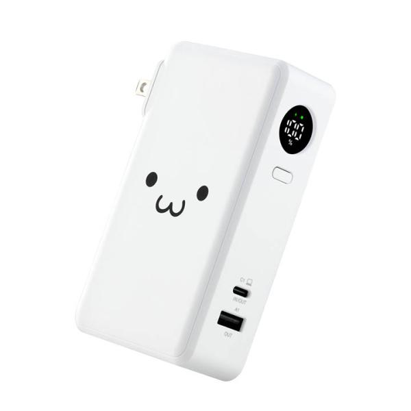 エレコム モバイルバッテリー AC充電器一体 10000mAh 67W C×1+A×1 リチウムイオ...