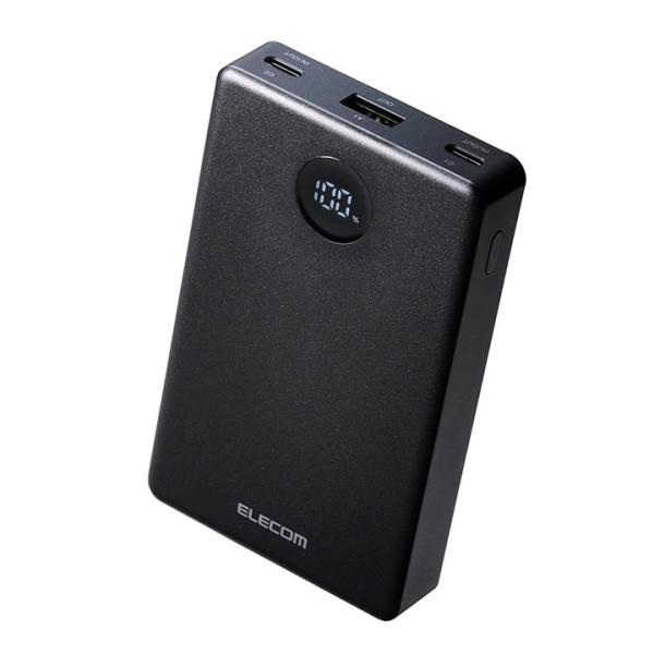 エレコム 半固体モバイルバッテリー 10000mAh 35W Type-C×2 USB-A モバイル...