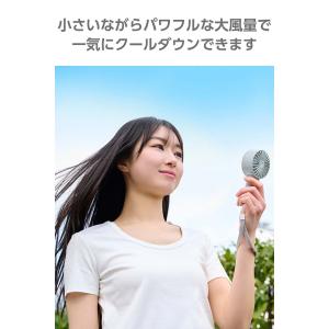 エレコム ハンディファン コンパクト 大風量 ...の詳細画像5
