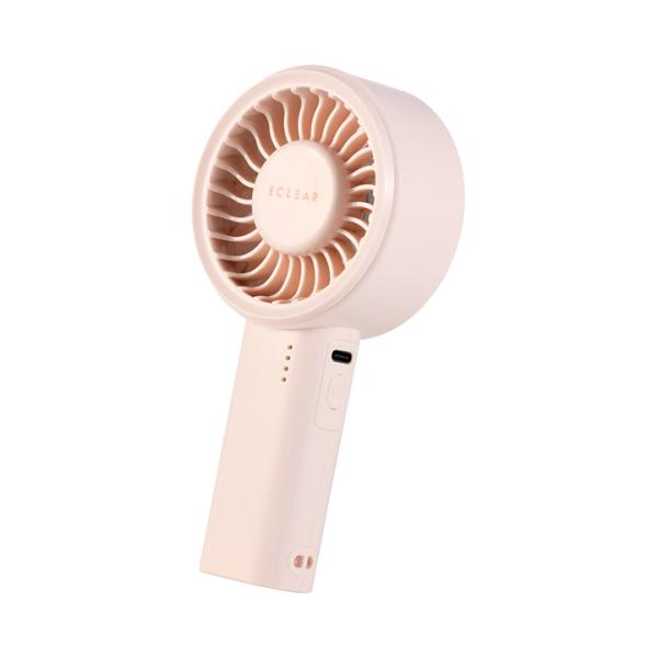 エレコム ハンディファン コンパクト 大風量 リチウムイオン電池 5段階調整 ストラップ付 Type...