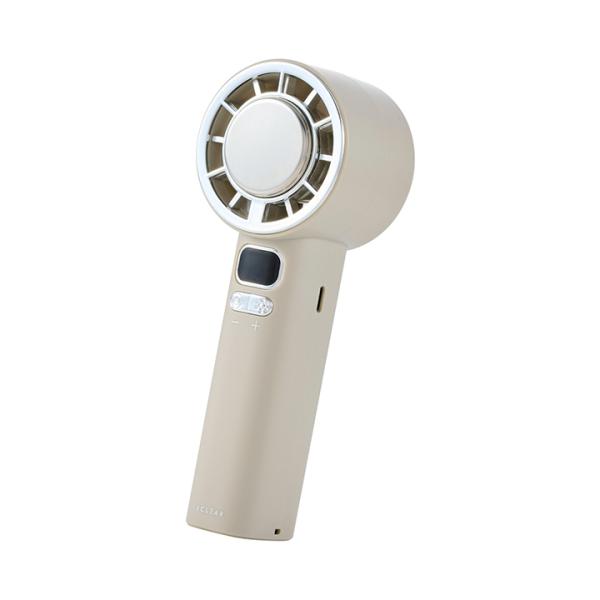 エレコム ハンディファン 冷却プレート付き ナトリウムイオン電池 10段階調整 ストラップ付 Typ...