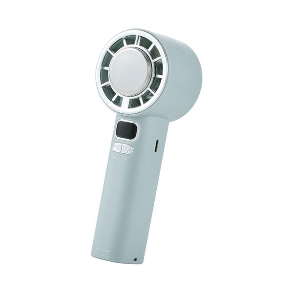 エレコム ハンディファン 冷却プレート付き ナトリウムイオン電池 10段階調整 ストラップ付 Typ...