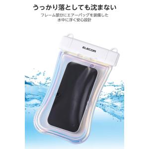 エレコム スマホ 用 防水ケース IP68 グ...の詳細画像5