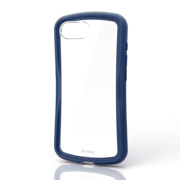 エレコム iPhone 17e 用 Grippy ハイブリッドケース フレームカラー メタルステッカ...