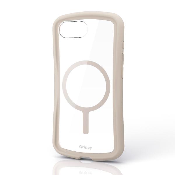 エレコム iPhone 17e 用 Grippy ハイブリッドケース フレームカラー MAGKEEP...