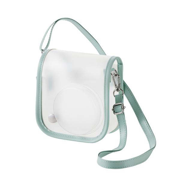 エレコム instax mini 13/12(チェキ)用 カメラケース グリーン  ELECOM I...