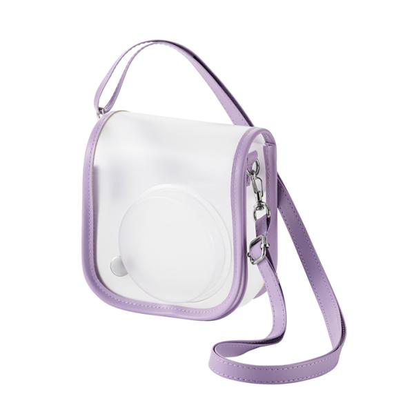 エレコム instax mini 13/12(チェキ)用 カメラケース パープル  ELECOM I...