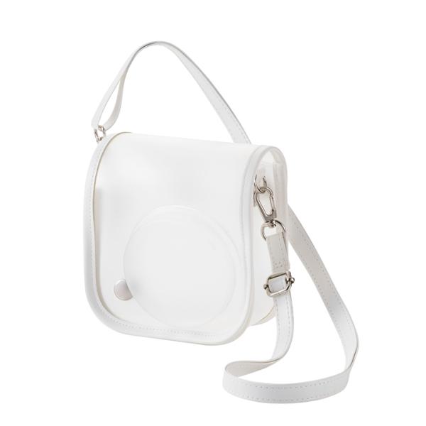 エレコム instax mini 13/12(チェキ)用 カメラケース ホワイト  ELECOM I...