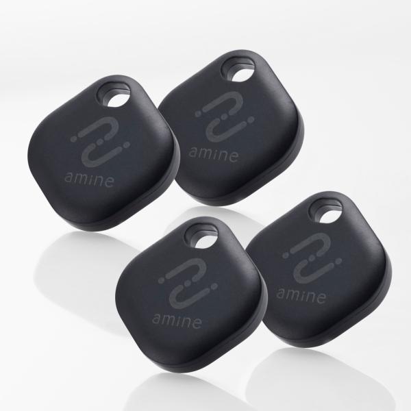 エレコム スマートトラッカー amine スマートタグ for iOS タグ型 IP65設計 電池交...