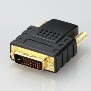 エレコム 変換アダプタ HDMI メス‐DVI オス ブラック┃AD-HTD