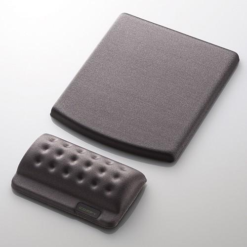 エレコム マウスパッド 低反発 COMFY  リストレスト 付き グレー グレー MP-114GY