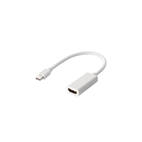 エレコム 変換アダプタ Mini DisplayPort‐HDMI Macに最適 ホワイト ホワイト...