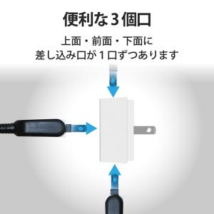 エレコム 電源タップ 延長コード コンセント ...の詳細画像5