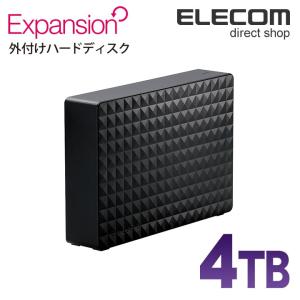 エレコム 外付けハードディスク HDD 録画に最適 USB3.1対応 Expansion シーゲート ブラック 4TB┃SGD-NZ040UBK｜elecom