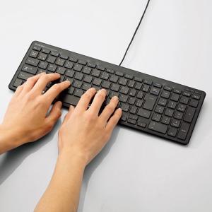 エレコム キーボード 有線 薄型 軽量 1.5...の詳細画像3