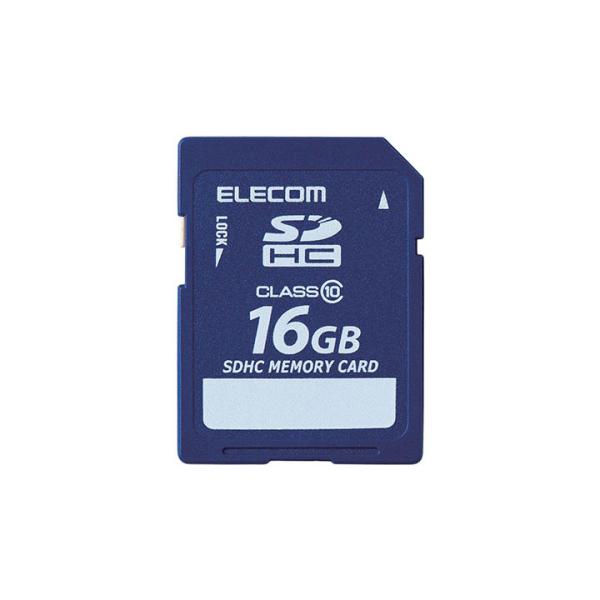 エレコム 安心のデータ復旧サービス付SDHCカード/Class10/16GB 16GB MF-FSD...