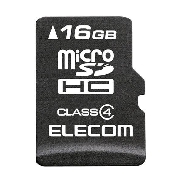 エレコム 安心のデータ復旧サービス付microSDHCカード/Class4/16GB 16GB MF...