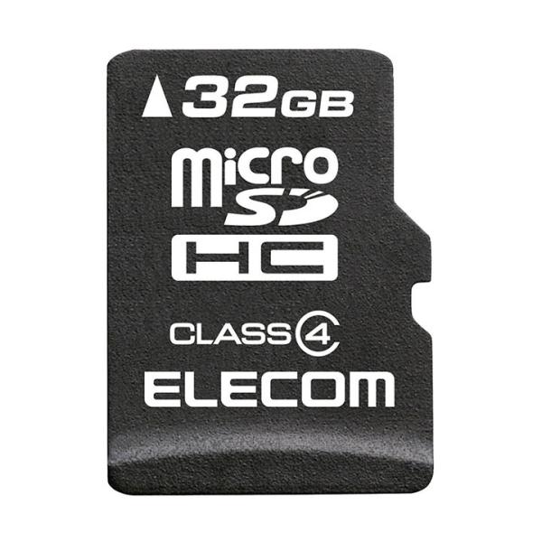エレコム 安心のデータ復旧サービス付microSDHCカード/Class4/32GB 32GB MF...