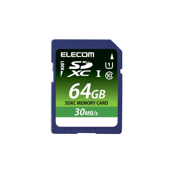 エレコム SDカード SDXC データ復旧サービス付 UHS-I 64GB 64GB MF-FS06...