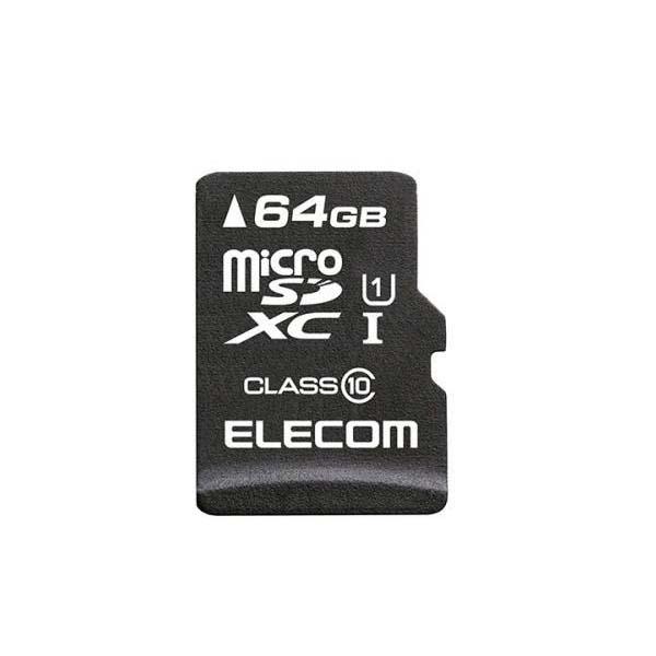 エレコム microSDカード microSDXC データ復旧サービス付 Class10 64GB ...