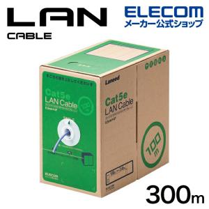 エレコム Cat5e対応 LANケーブル RoHS対応 300m EU RoHS指令準拠 LANケーブル（Cat5e対応 単線） 簡易パッケージ パープル LD-CT2/PU300/RS｜elecom