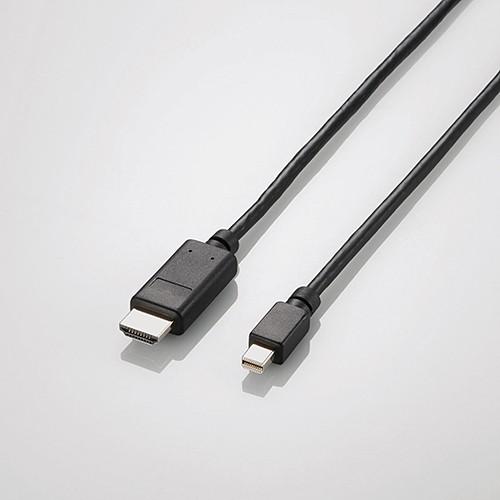 エレコム 変換ケーブル Mini DisplayPort‐HDMI 3m ブラック 3m┃AD-MD...