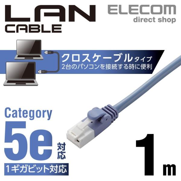 エレコム CAT5E準拠 LANケーブル ランケーブル インターネットケーブル ケーブル ツメ折れ防...