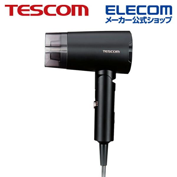 テスコム TESCOM マイナスイオン ヘア ドライヤー 海外対応 ブラック  TD565A-K