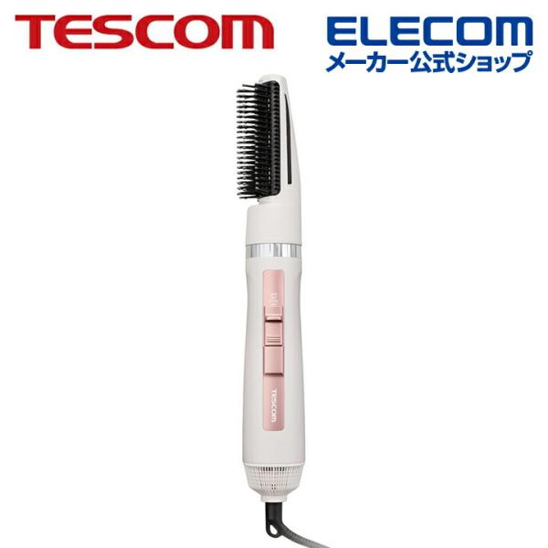 テスコム TESCOM マイナスイオン カール ドライヤー ワイドキャッチブラシ ホワイト  TC3...