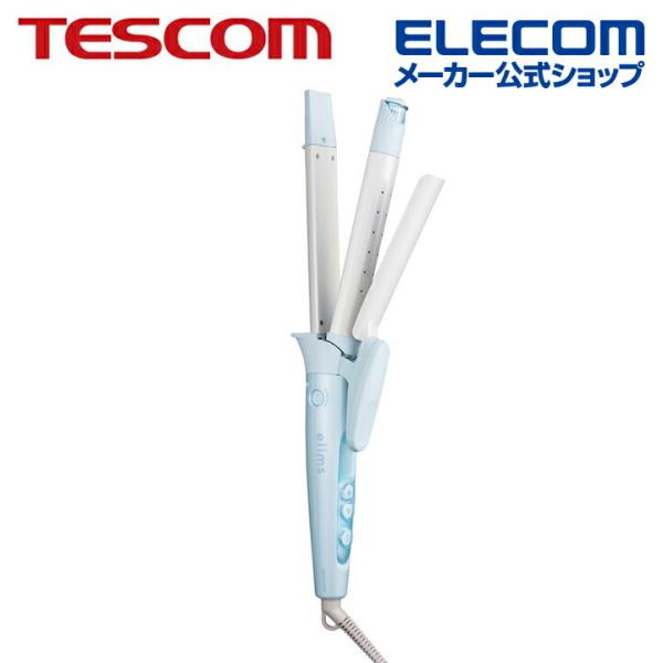 テスコム TESCOM マイナスイオン 2WAYスチームヘアアイロン ヘアー アイロン elims ...