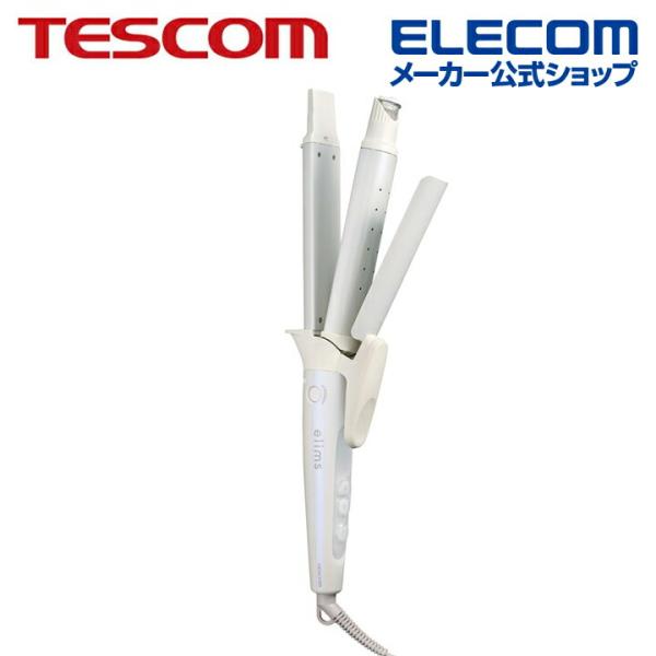 テスコム TESCOM マイナスイオン 2WAYスチームヘアアイロン ヘアー アイロン elims ...