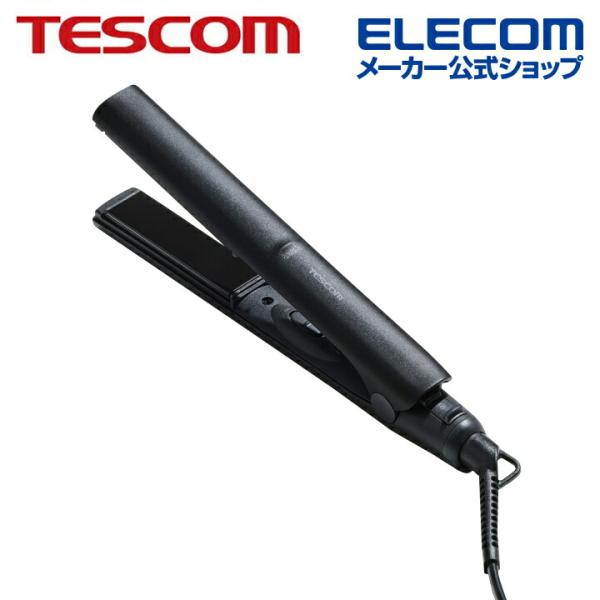 テスコム ヘアーアイロン ミニ ストレート アイロン AC式(ヘアーアイロン ブラック  TESCO...